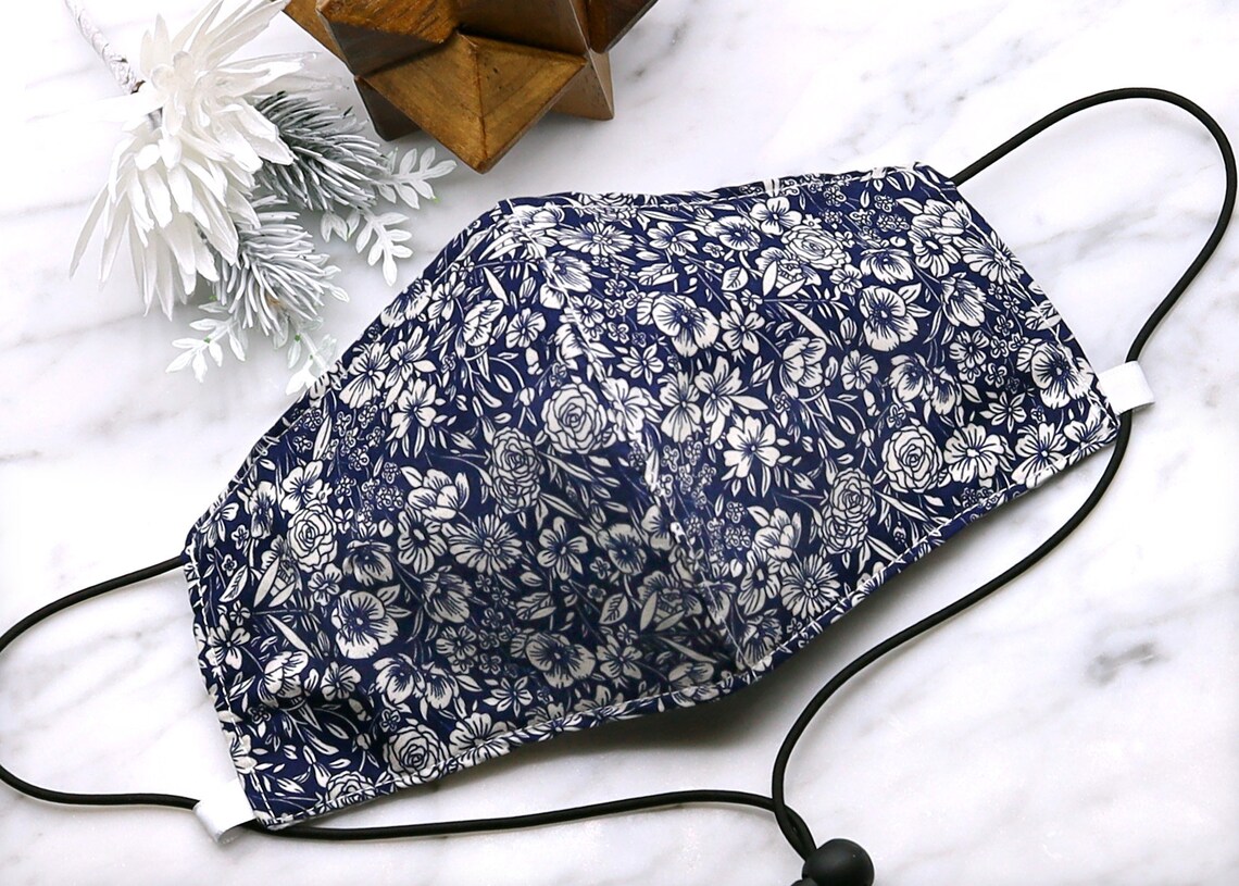 Face Mask with Filter Womens Face Mask Wear Around Neck Etsy