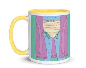 Quarantine Mood: Mernin' | 11oz Ceramic mug | FREE US SHIPPING | Colorful Mug | Quarantine Mug | Weird Mug | Cute mug | Funny mug |