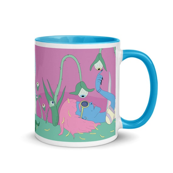 Colorful Mug | Weird Mug |  Unique Mug | Pink Mug | Fun Mug | Coffee Mug  11oz Mug | FREE US SHIPPING