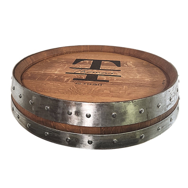 Personalized Lazy Susan/ Wine Barrel Top 24 Inch Lazy Susan/ Etsy