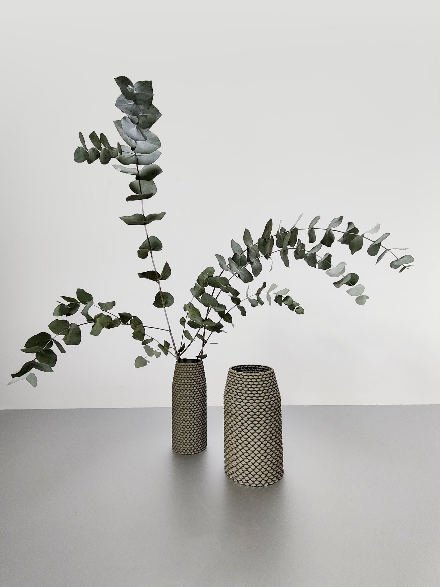 Vase Kaki Fabriqué en Impression 3D à Partir de Bois