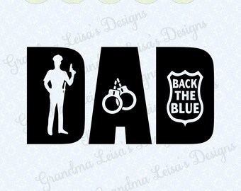 Download Police Dad Svg Etsy