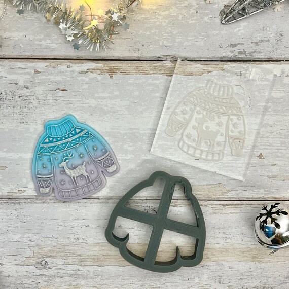 Christmas Jumper #1 Embosser Clothing Hoody Sweater Woolly