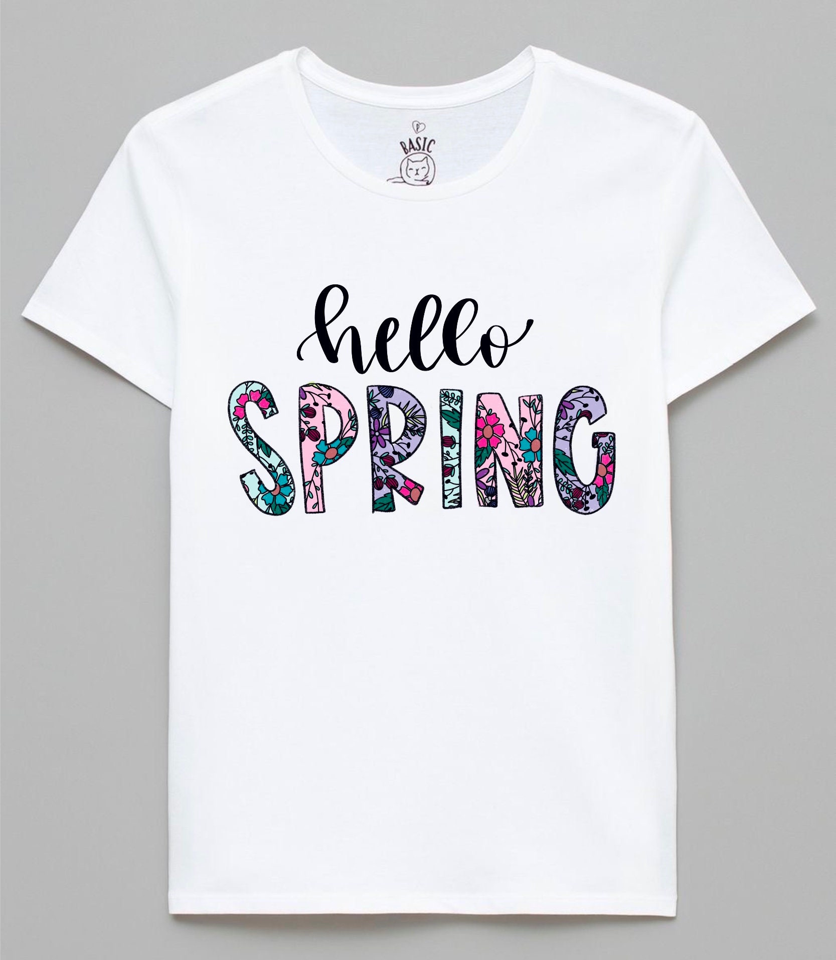 Hello Spring | PNG | PDF | Sublimation | Digital Download | Download ...