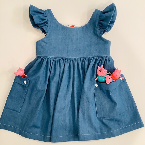 4t denim dress