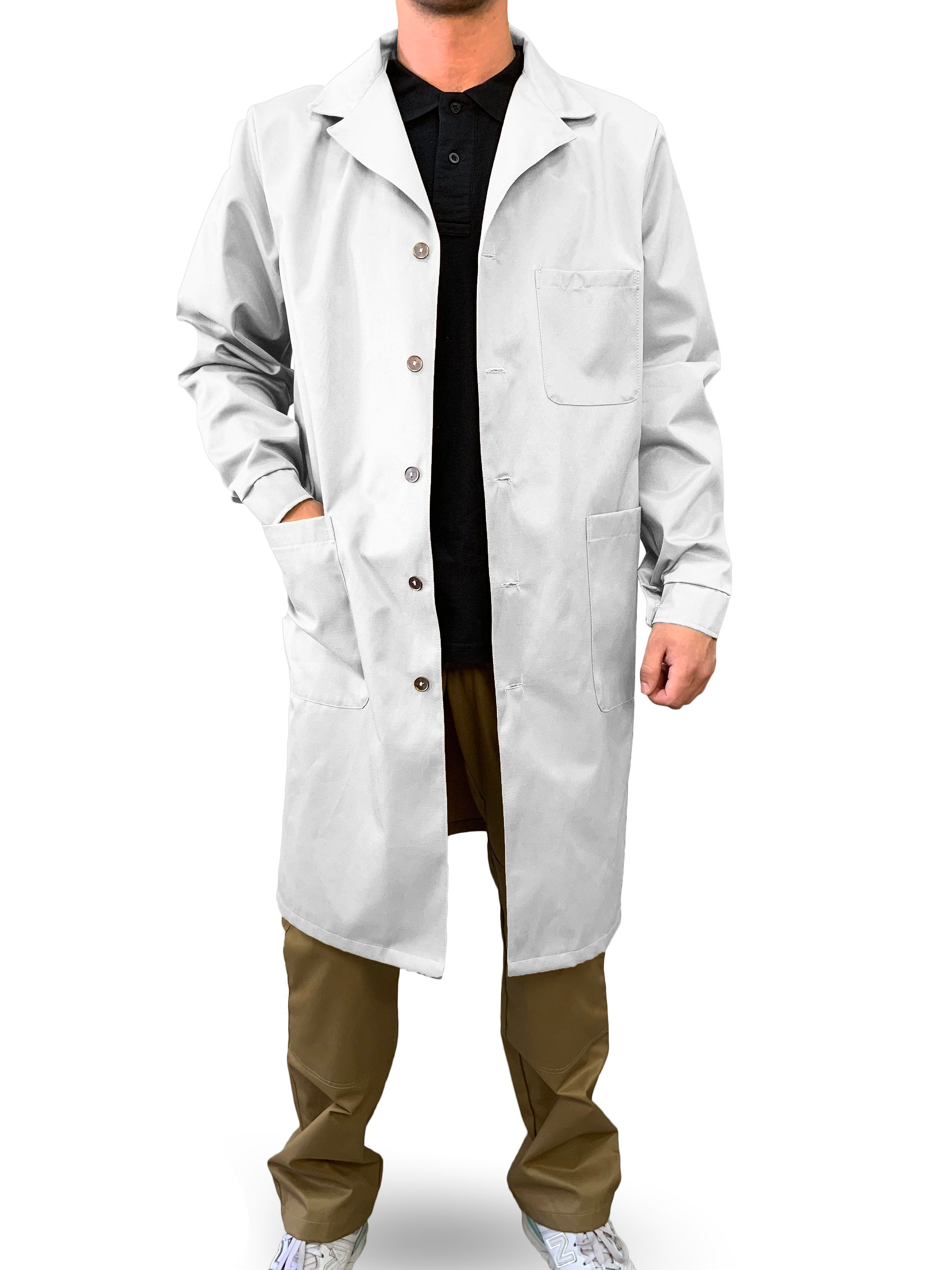 Workwear for men Stylish work robe white medical robe Etsy
