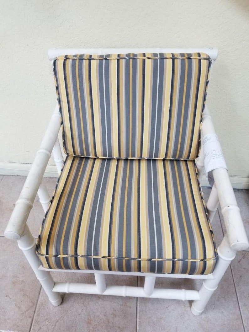 Custom Patio Chair Cushions Made to Order Sunbrella Fabric, High