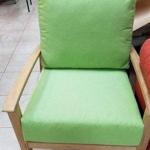 Custom Outdoor & Indoor Deep Seating Cushions - SUNBRELLA Fabric.