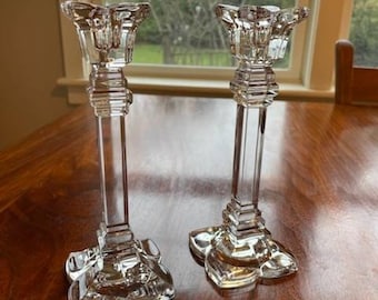 Bleikristall christmas house crystal candle holders