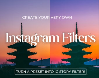 Turn a Lightroom Preset into Instagram story filter, Share your favorite preset and we'll transform it into you own Instagram color filter!