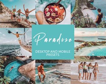 Strand Lightroom Presets, Tropisch Mobile & Desktop Filter