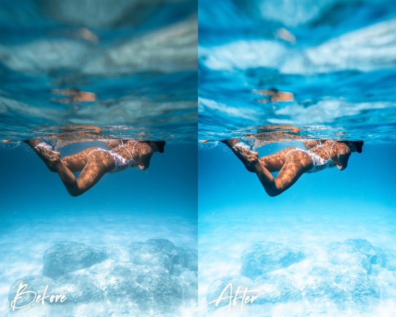 8 Underwater Photography Lightroom Presets for Mobile & Etsy