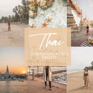 6 Presets for Lightroom Mobile & Desktop, Warm Lightroom Preset, Thailand Presets, Travel Presets, Lightroom Presets Thailand, Cream Presets