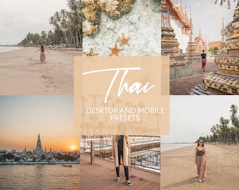 Thailand Lightroom Presets, Warm Mobile & Desktop Filters (6)