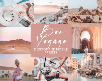 10 Lightroom Presets for Mobile & Desktop, Pink Presets, Travel Presets, Outdoor Presets, Mobile Presets, Instagram Presets, Blogger Presets