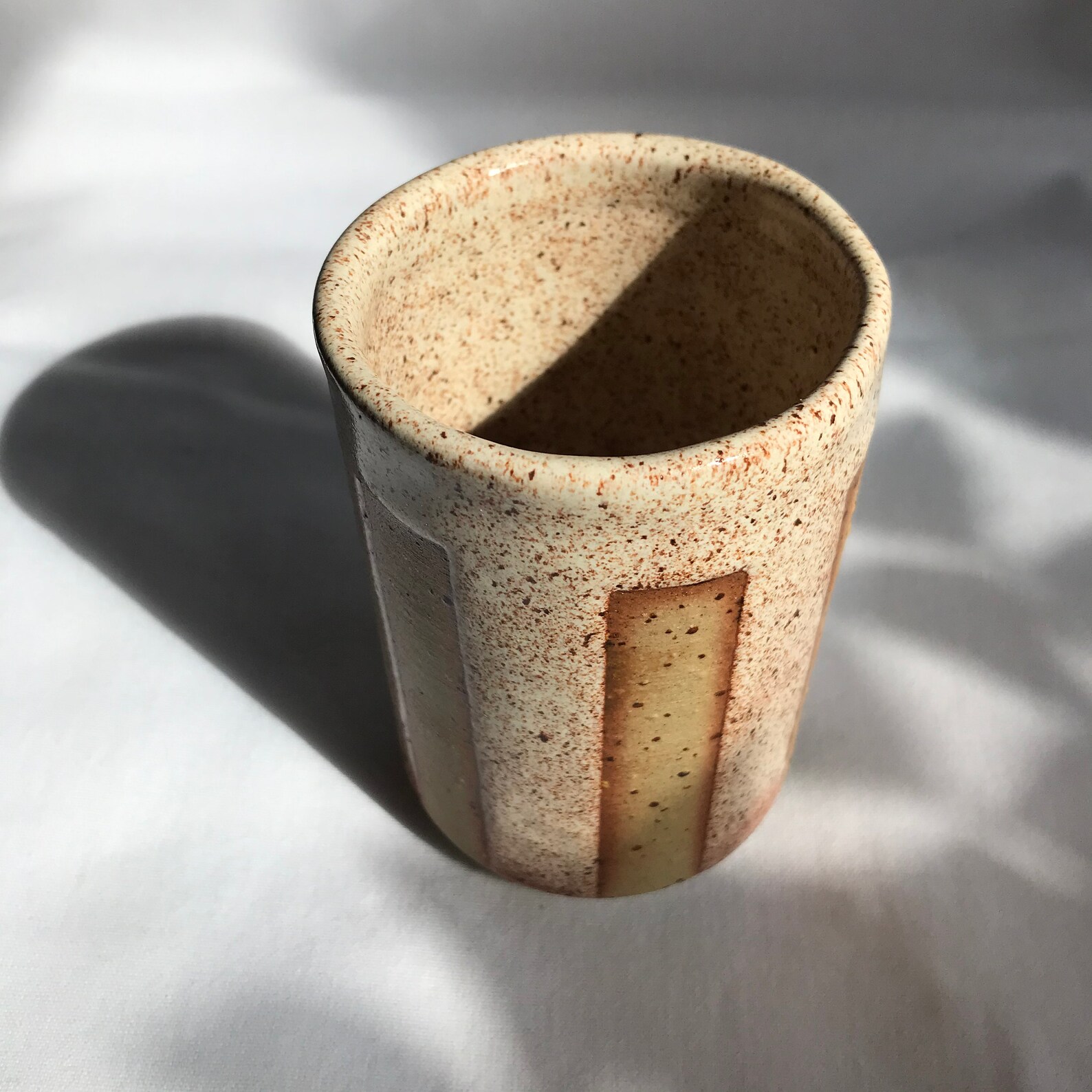 Handleless pottery mug handmade cup Coffee Tea mug ceramic cup Etsy