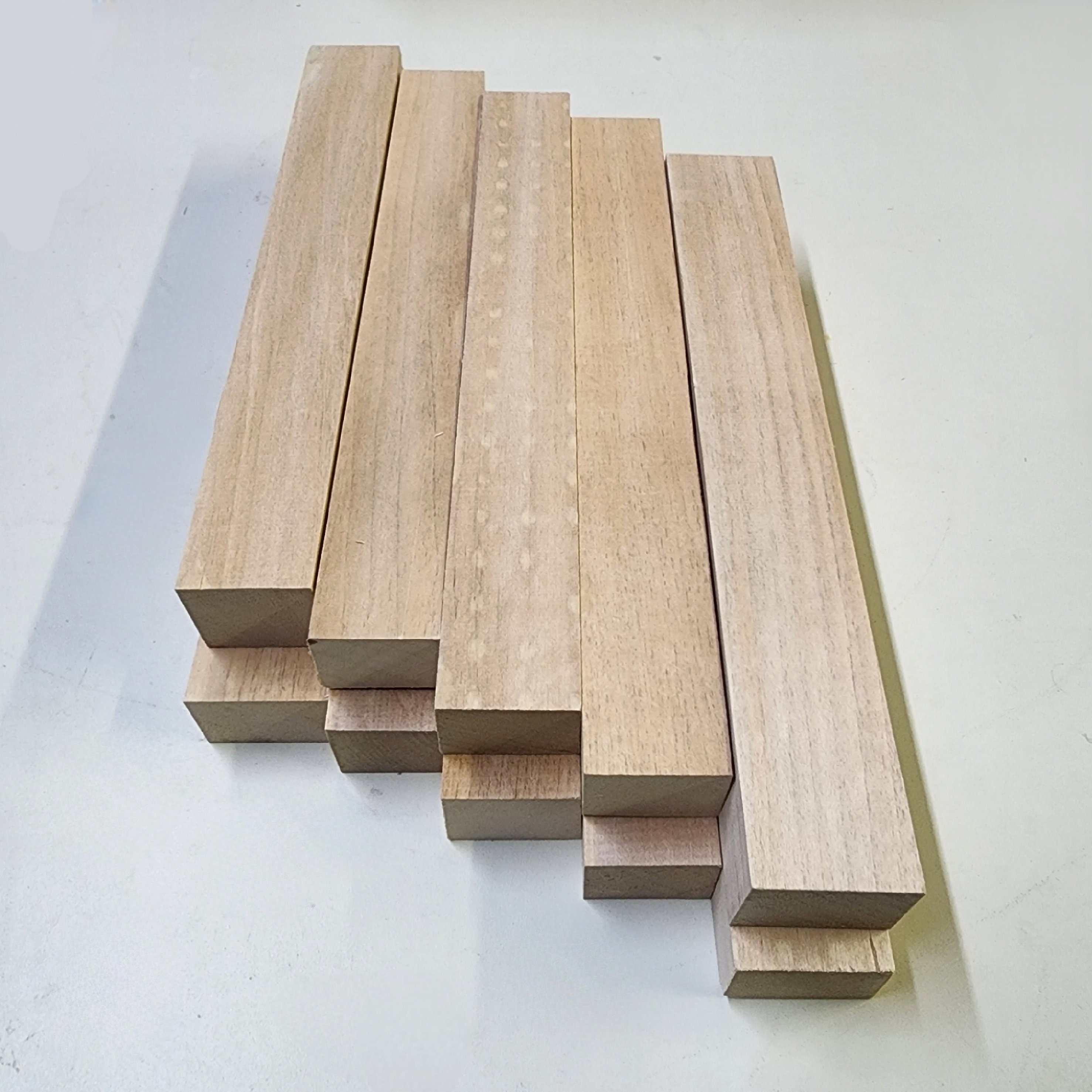 Blank Balsa Wood Sheets, 10PCS 2mm/0.07inch, Unfinished Woodworking Board,  Rectangle Wooden Slices for DIY Craft Material, Carving Artboard 