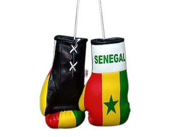 Senegal Boxing Glove / Senegal Flag /  Mini Senegal Boxing Glove