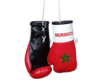 Marokko Boxhandschuh / Marokko Flagge / Mini Marokko Boxhandschuh