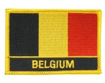 FLAG PATCH PATCHES BELGIUM BELGIAN IRON ON COUNTRY EMBROIDERED WORLD FLAG FLAG PATCH PATCHES BELGIUM BELGIAN IRON ON COUNTRY EMBROIDERED WORLD FLAG