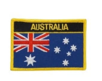 Australia National Flag Pin and Patch Embroidery 