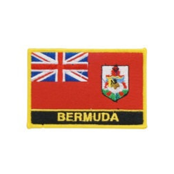 Bermuda Patch / Bermuda Flag Patch / Iron - on or Sew On