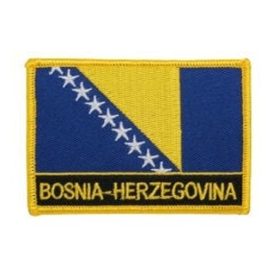 Bosnian Army Flag Army Of Bosnia And Herzegovina On Flagpole, Backgrounds  Motion Graphics ft. Bosnian Army flag & looping flag - Envato Elements