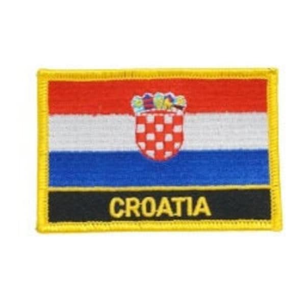 Croatia Patch / Croatia Flag Patch / Iron - on or Sew On