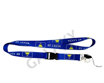 Sleutelkoord St. Lucia / Sleutelkoord St. Lucia-vlag