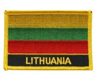 Parche lituania / Lituania bandera parche / hierro - en o coser en