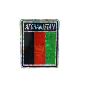Afghanistan Sticker  / Afghanistan Flag Sticker / "3x4" Afghanistan Sticker