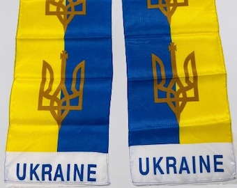 Ukraine Scarf / Ukraine Trident Flag