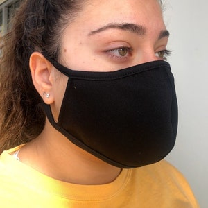 Face Mask with Filter Pocket /Adult Unisex Anti-Dust Washable Reusable / Ships Same Day Made in USA