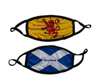 Scotland  Mask / Face Mask WITH Filter pocket / Scotland St. Andrews Flag