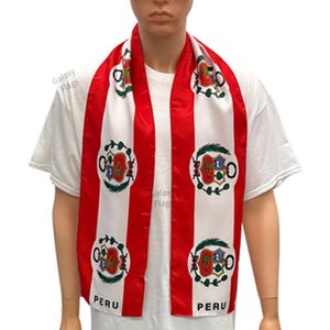 Peru Scarf / Peru Flag / Peru Flag Scarves
