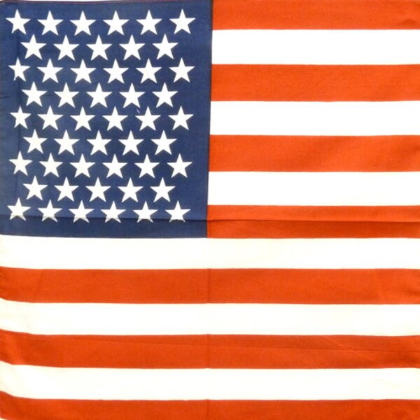 American Flag Bandana Etsy