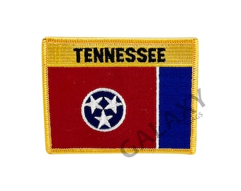 Tennessee Patch / Tennessee Flag Patch / Iron - on or Sew On