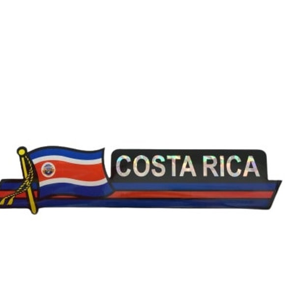 Costa Rica Bumper Sticker Etsy