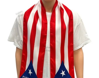 Puerto Rico Scarf / Puerto Rico Flag / Puerto Rico Flag Scarves