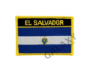 El Salvador Patch /El Salvador  Flag Patch / Iron - on or Sew On