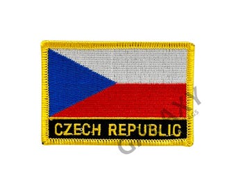 Toppa Repubblica Ceca / Toppa Bandiera Repubblica Ceca / Stirare o Cucire