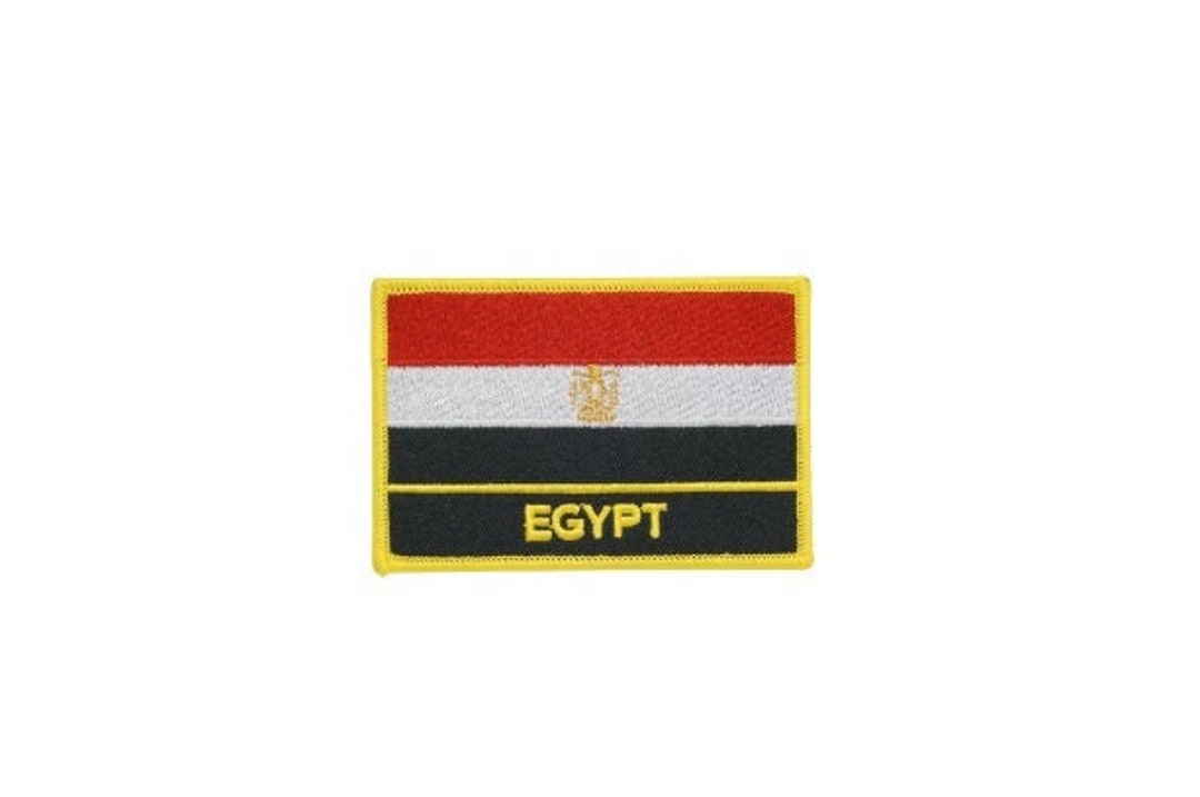 Egypt Patch / Egypt Flag Patch / Iron on or Sew On Etsy