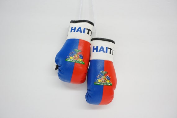 Mini Haïti Bokshandschoen Speelgoed & Spelletjes Sport & Buitenrecreatie Martial arts & Boksen Bokshandschoenen Haïti Vlag Haïti Bokshandschoen 