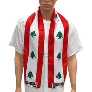 Lebanon Scarf / Lebanon Flag / Lebanon Flag Scarves