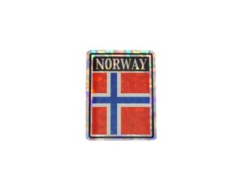 U24 Adesivo Norvegia Stemma 8 x 10 cm