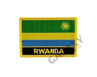 Parche de Ruanda / Parche con la bandera de Ruanda / Para planchar o coser