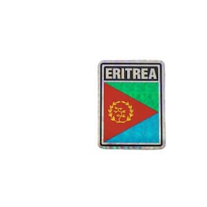 Autocollant Érythrée / Autocollant du drapeau érythréen / Autocollant Érythrée « 3x4 »