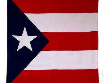 Puerto Rico Bandana / Puerto Rico Flag Bandanna