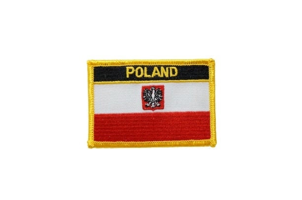 Patch Ecusson Imprime Badge Drapeau Pologne Polonais Aigle - Jumpl