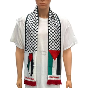 Palestine Scarf / Palestine Flag / Palestine Hata Keffiyeh Scarve